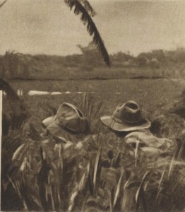 A l'affut pendant une patrouille ( Photo 1er RCP)