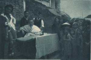 Vaccination  de la population  des villages en 1947 (Image 1er RCP)